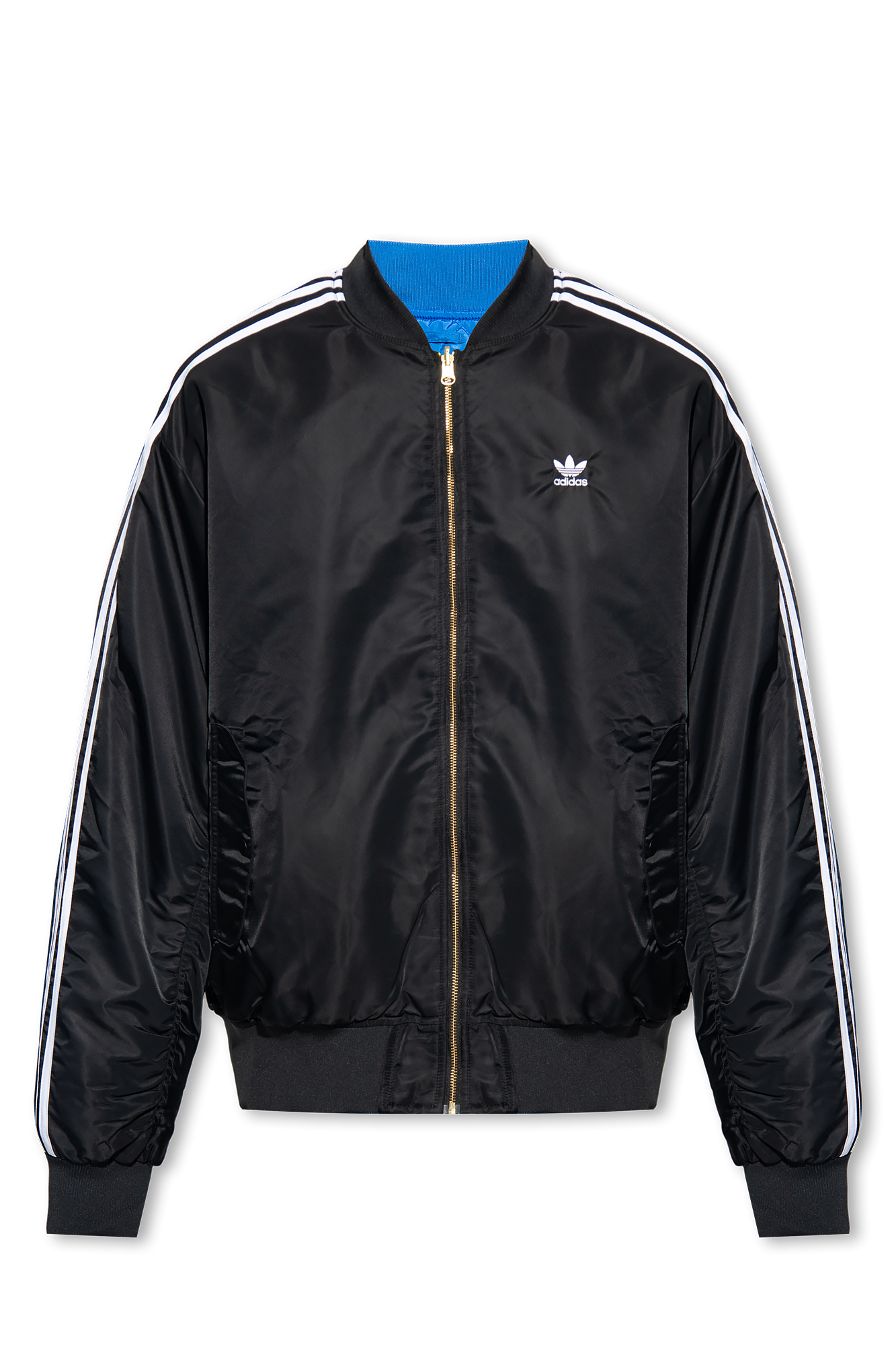 Adidas jacket with logo on back on sale